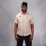 W.O.R.K Ripstop 4 Way Stretch S/Sleeve Shirt x Toyota Cheetahs Stone