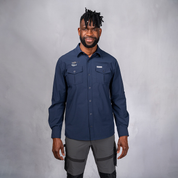 W.O.R.K Ripstop 4 Way Stretch L/Sleeve Shirt x Toyota Cheetahs Navy