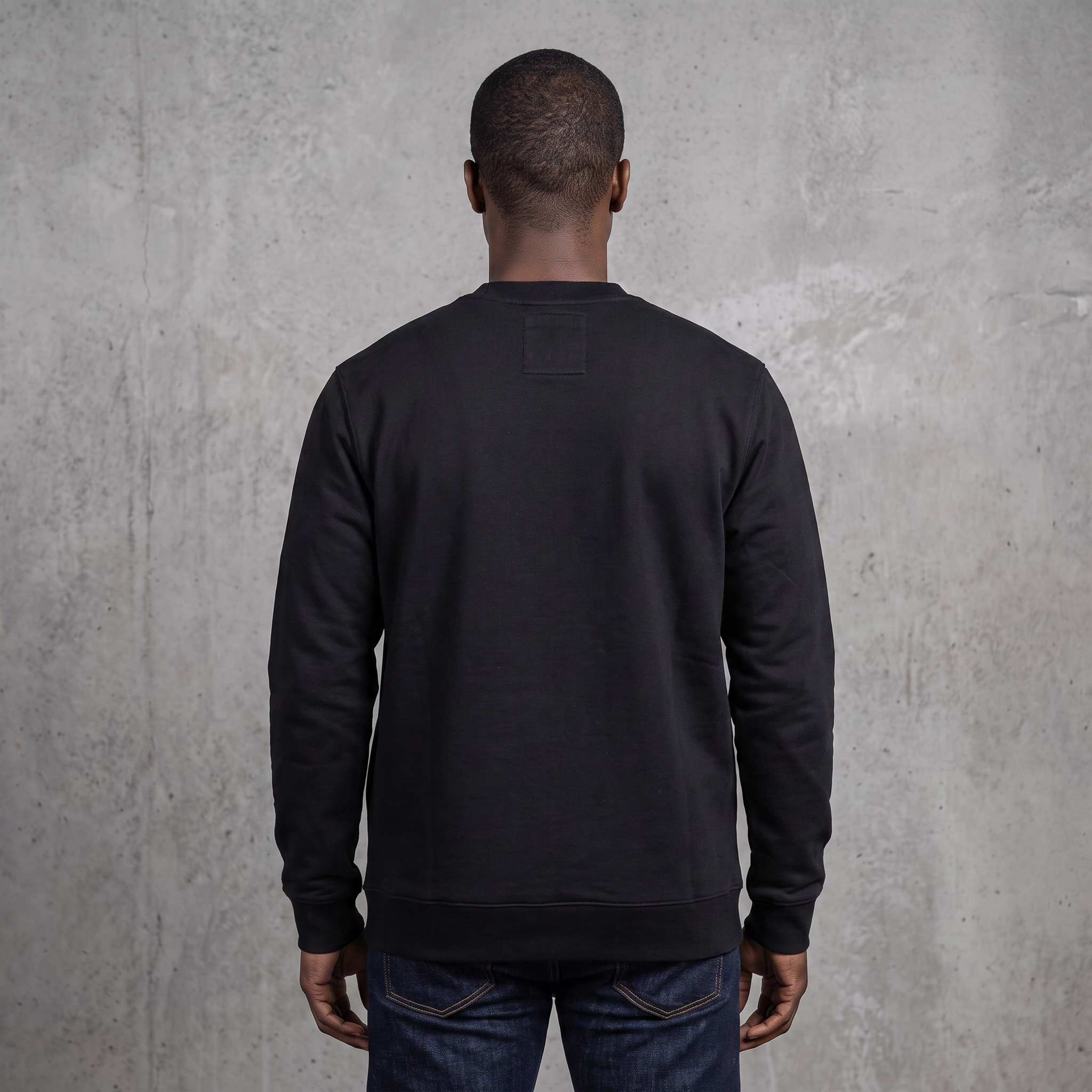 Lightweight Crew Neck Black