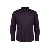W.O.R.K Cotton Stretch L/Sleeve Shirt Navy