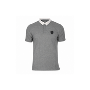 V2 Elite Rugby Polo Grey Melange