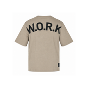 W.O.R.K Oversized T-Shirt Stone