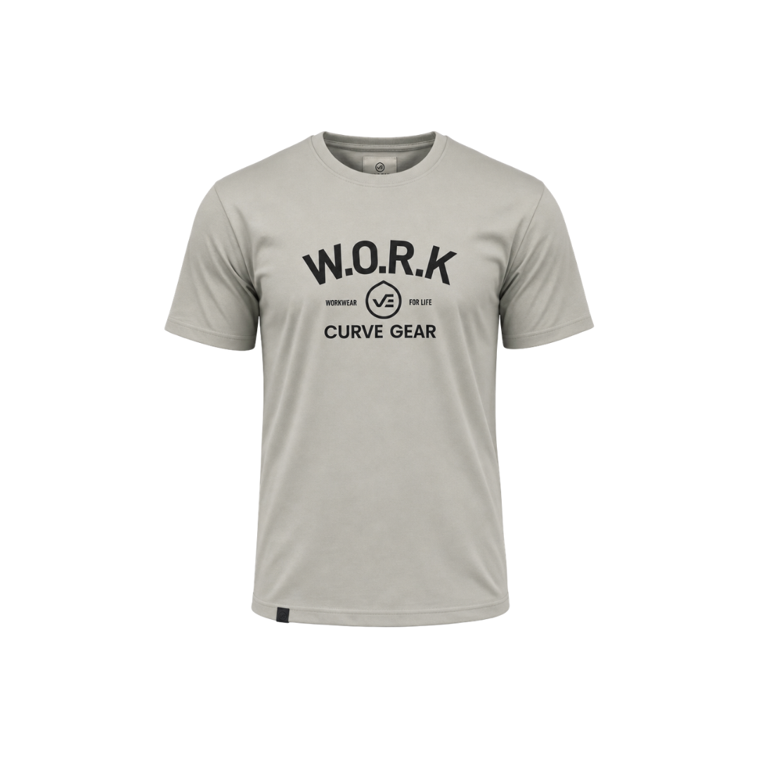 W.O.R.K Project T-Shirt Clay Grey