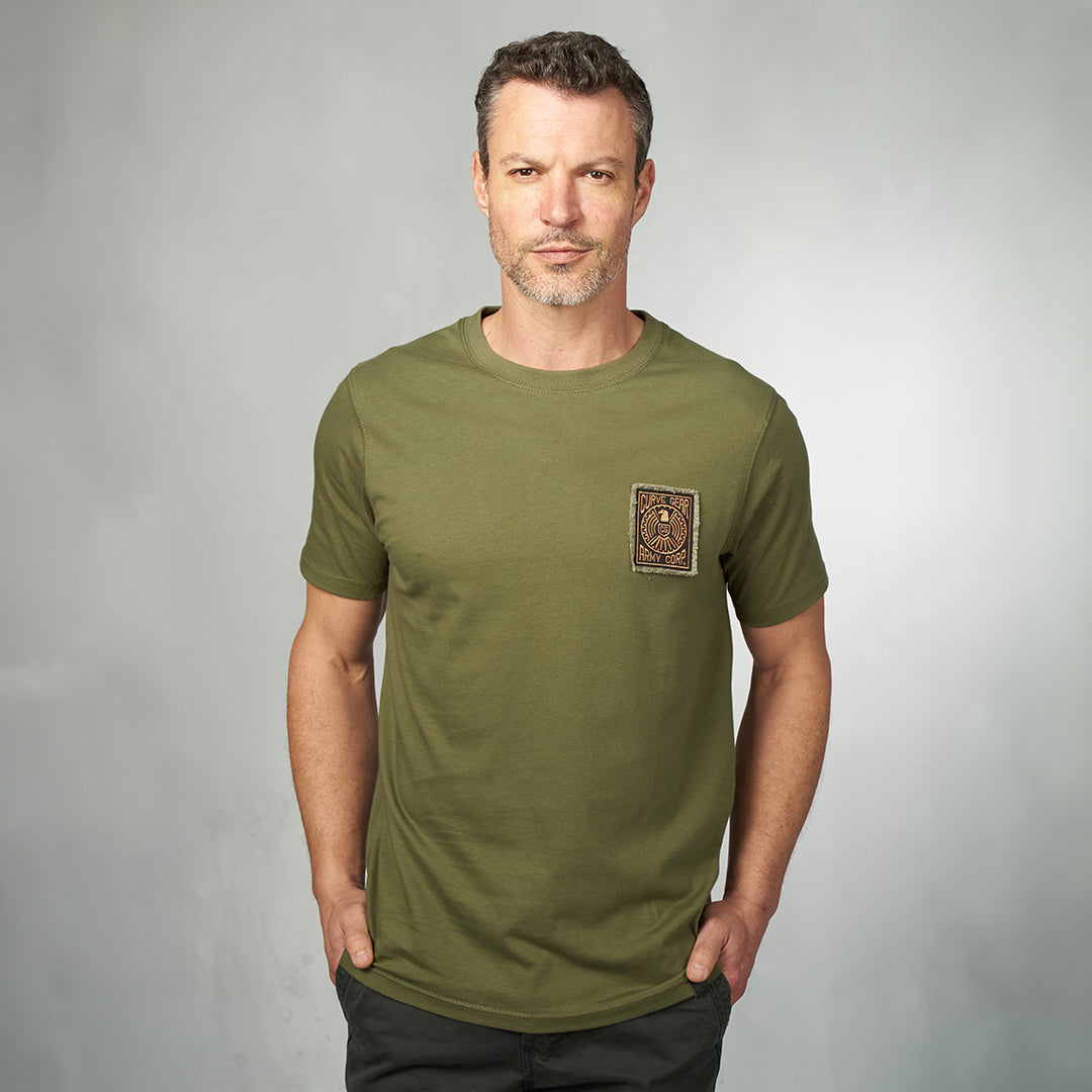 Army Corp T-Shirt Olive - T-Shirts Curve Gear