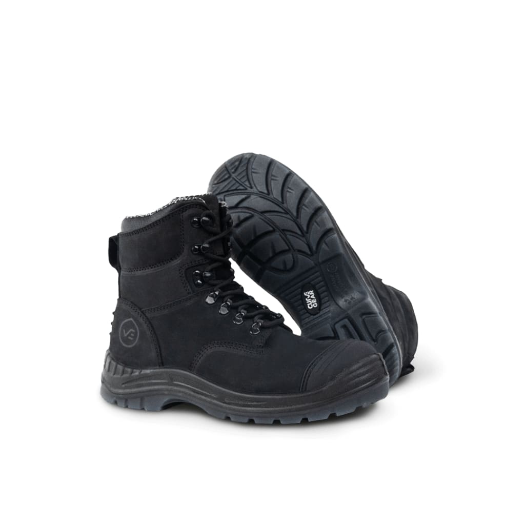 Brawn Safety Work Boots Black - Safety Boots Curve Gear