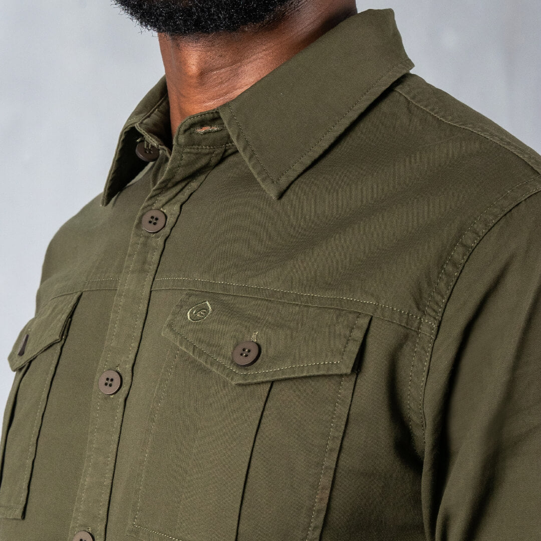 Breakdown Shirt Military Green - Shirts Curve Gear