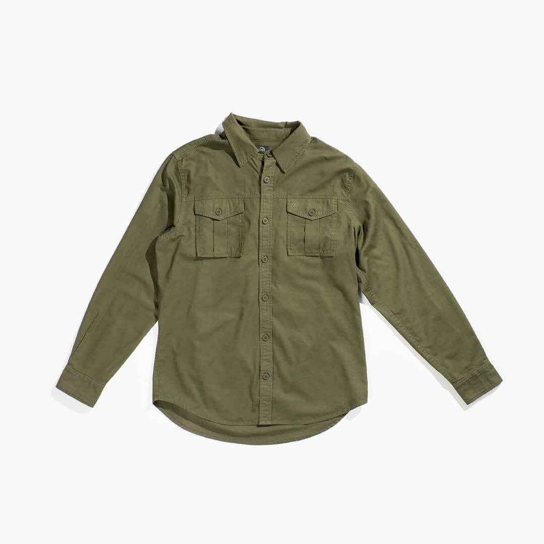 Breakdown Shirt Military Green - Shirts Curve Gear