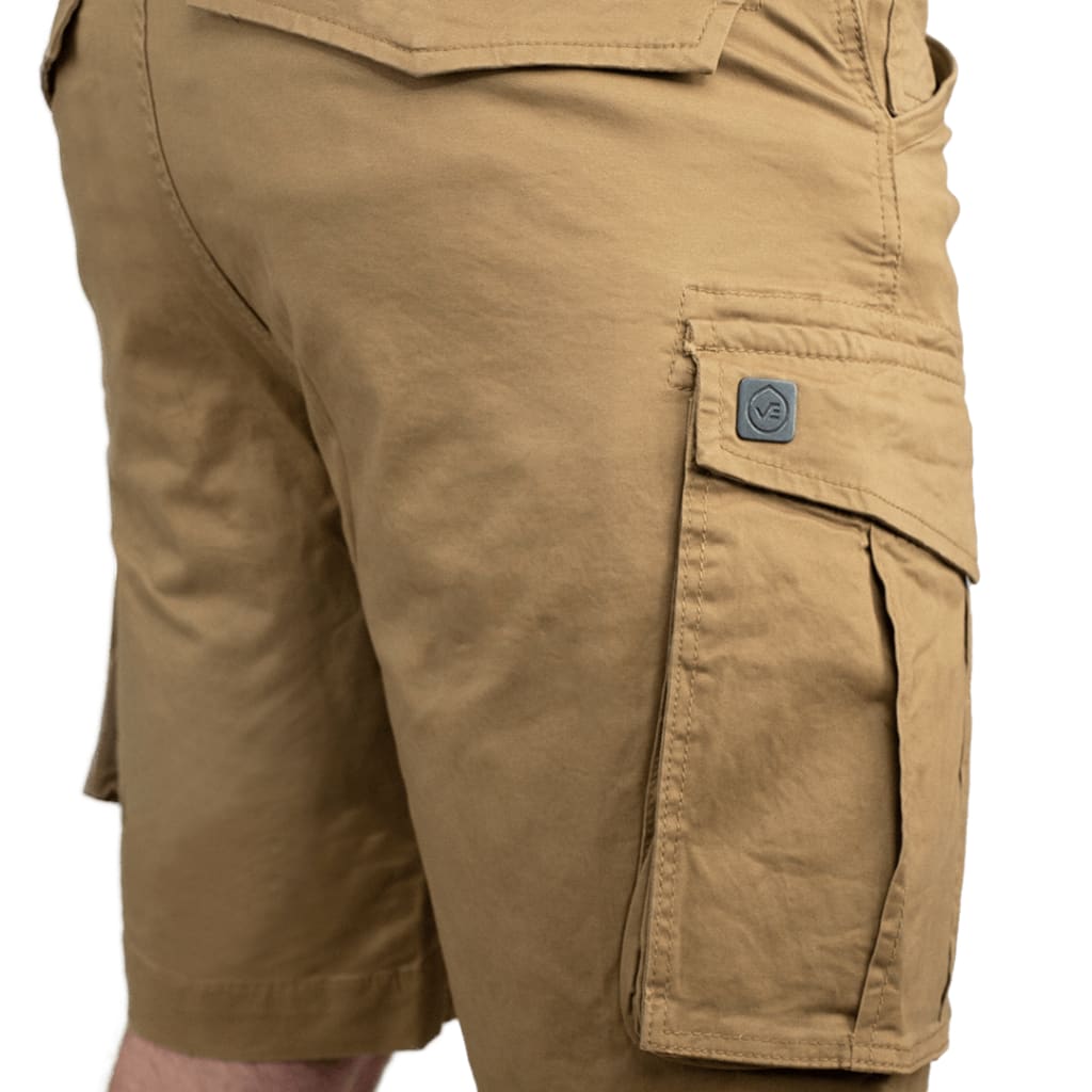 Brexa Cargo Shorts Khaki - Shorts Curve Gear