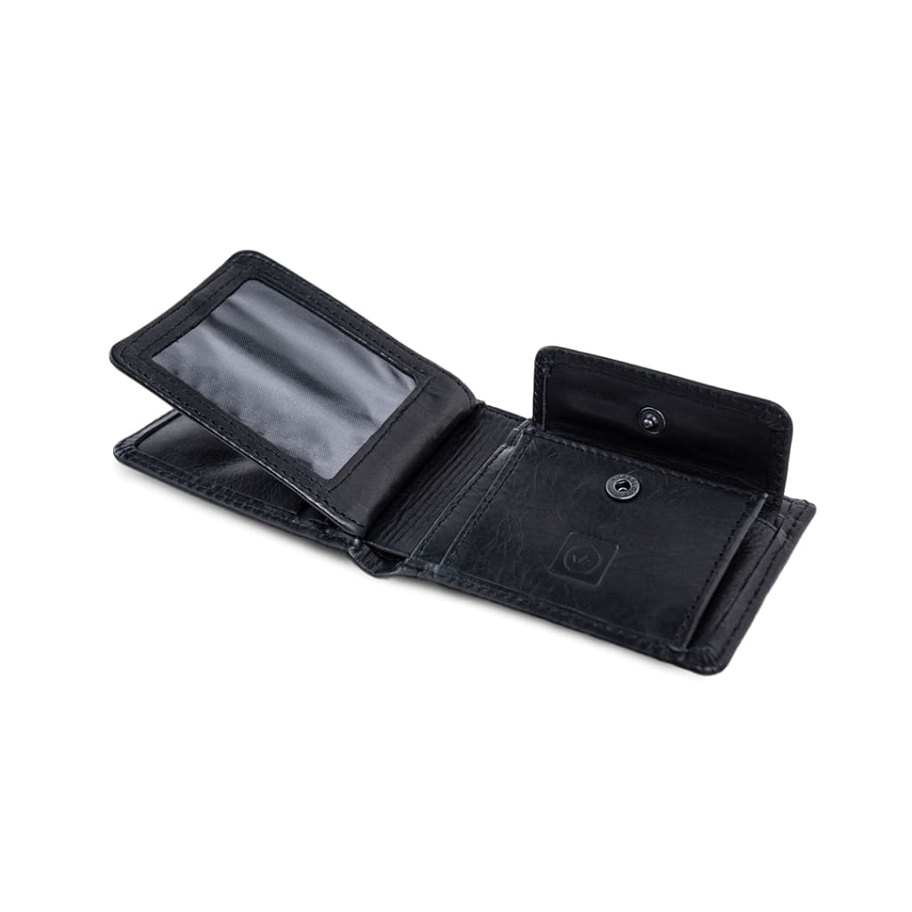 Buff Bifold Wallet Black - Wallets Curve Gear