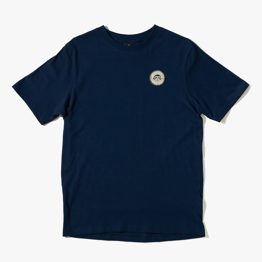 Bull Dog Patch T-Shirt Navy - T-Shirts Curve Gear