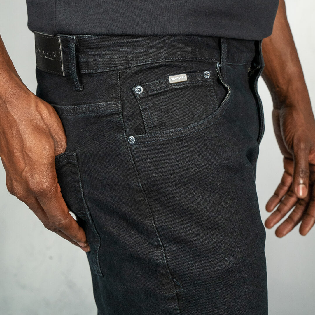 C100 Series Denim Straight Blue Black - Curve Gear