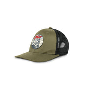 Café Racer Cap Olive and Black - Curve Gear