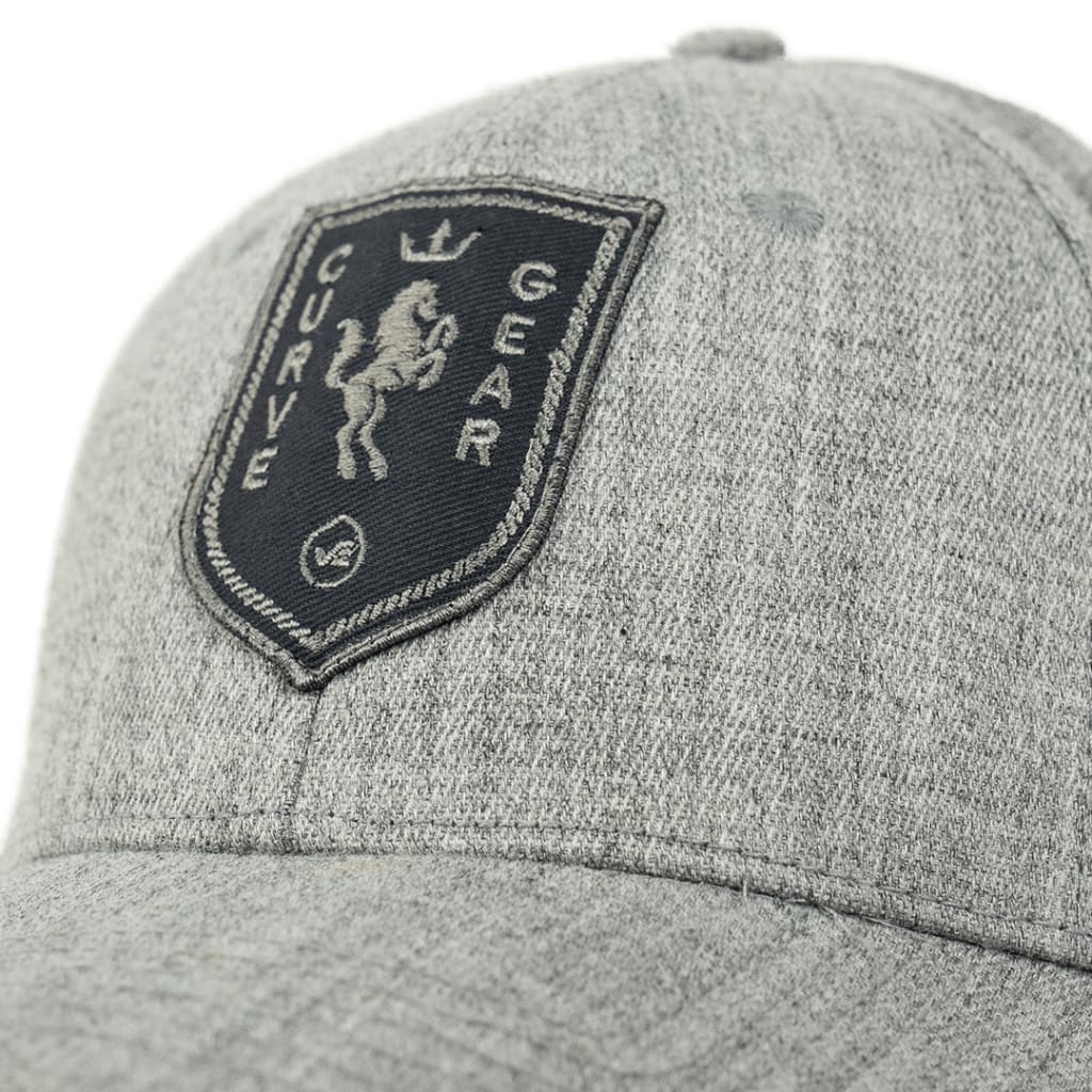 Cafè Racer Horsepower Cap Grey Melange - Curve Gear