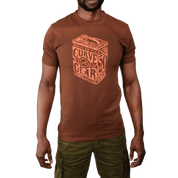 Café Racer Oil Can T-Shirt Mud - Curve Gear