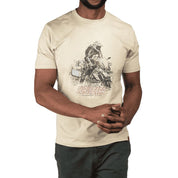 Café Racer Outdoor Adventure T-shirt Stone - Curve Gear