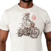 Café Racer Revs Shirt Sandstone - Curve Gear