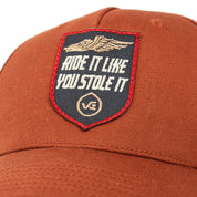 Cafè Racer Ride It Cap Rust - Curve Gear