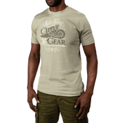 Café Racer Speed King T-Shirt Moss Green - Curve Gear