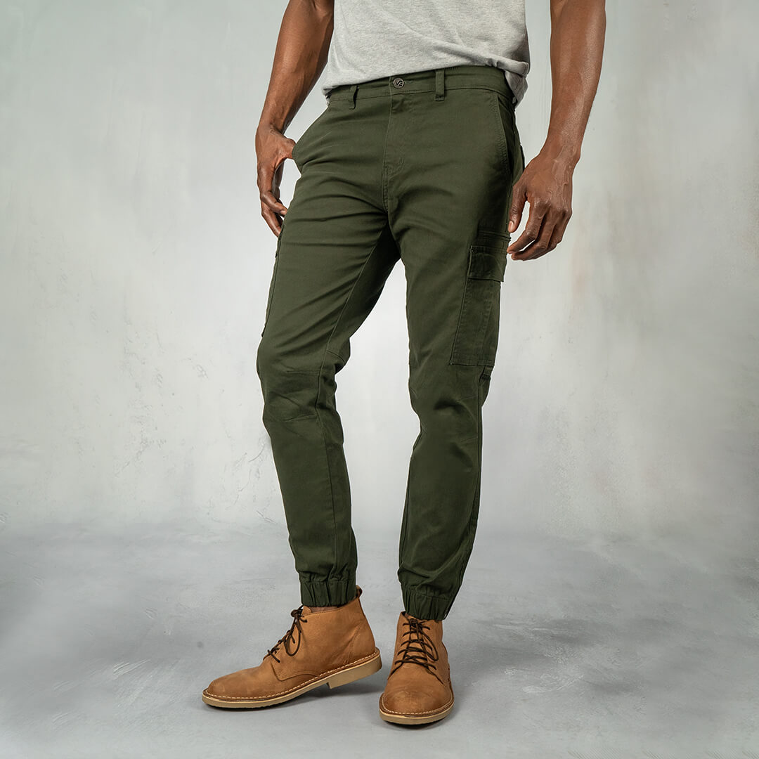 Cargo Jogger Olive - Curve Gear