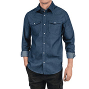 Centurion Denim Shirt Indigo Raw - Curve Gear