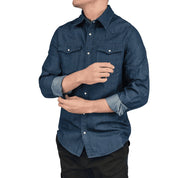 Centurion Denim Shirt Indigo Raw - Curve Gear