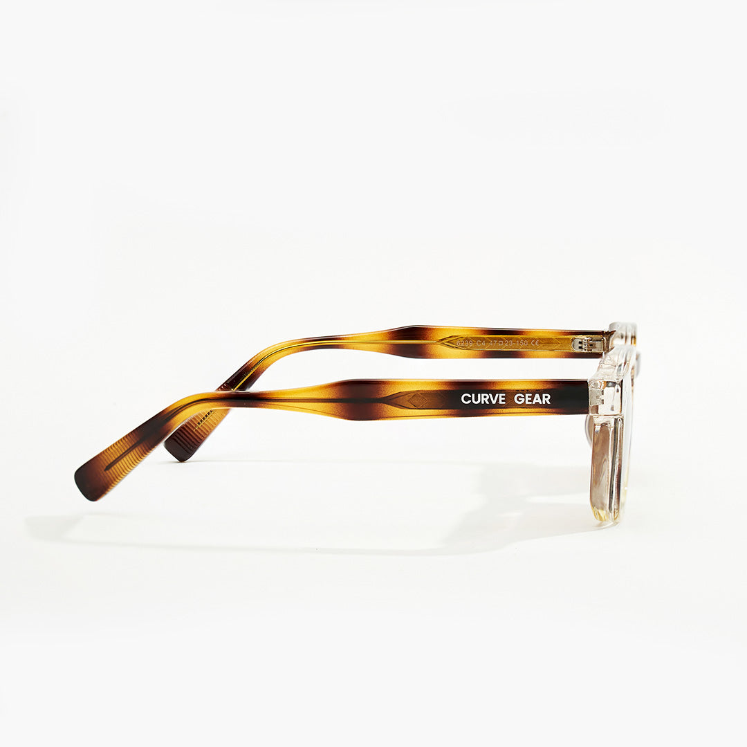 CG 502 Round Sunglasses Tortoise Curve Gear