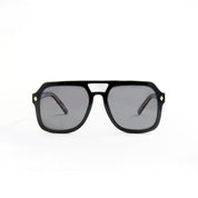 CG 903 Square Aviator Sunglasses Black - Sunglasses Curve