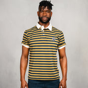 Elite Rugby Polo Lime & Navy