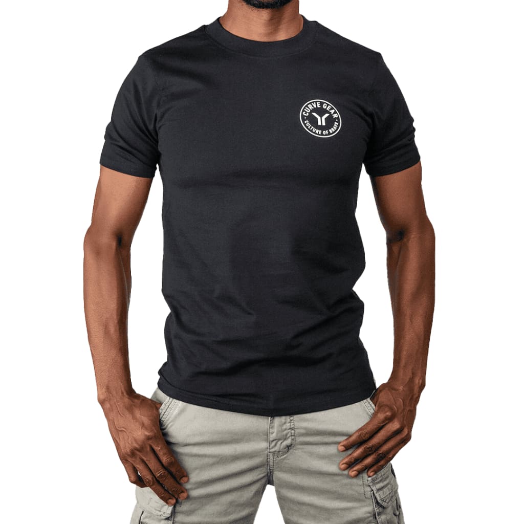 Chrome T-Shirt Black - Curve Gear