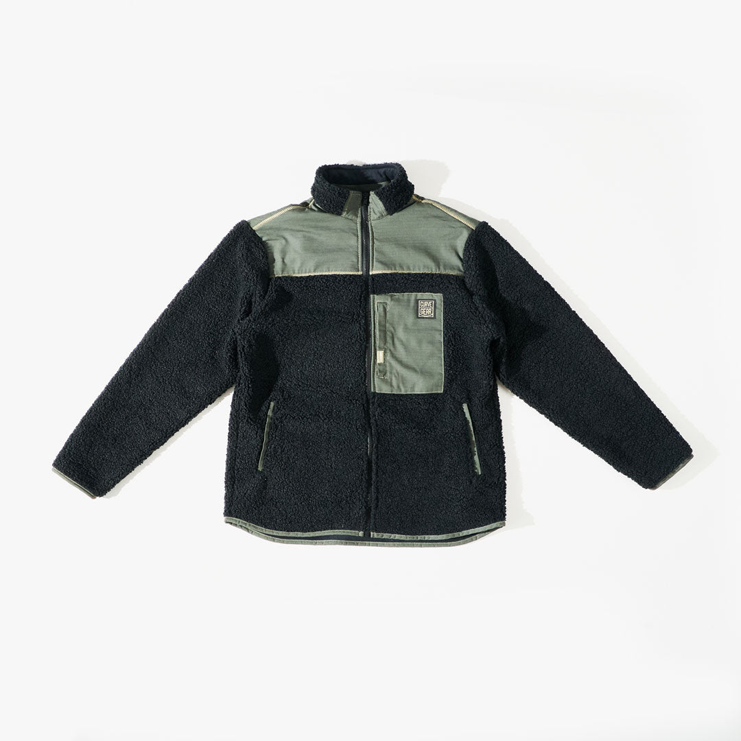 Coal Coral Fleece Black - Jackets Curve Gear