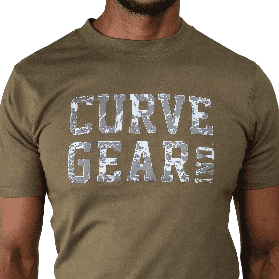 Concrete T-shirt Olive - Curve Gear