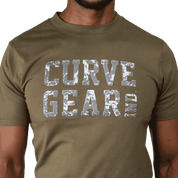 Concrete T-shirt Olive - Curve Gear