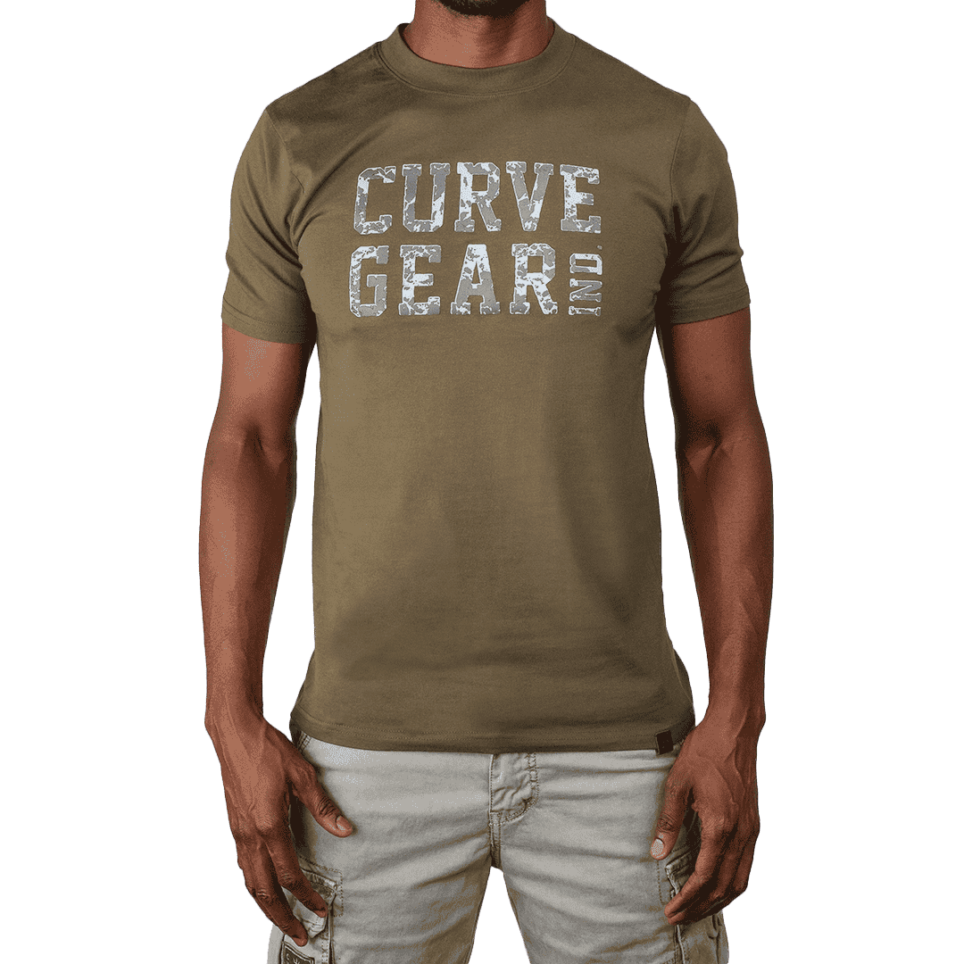 Concrete T-shirt Olive - Curve Gear