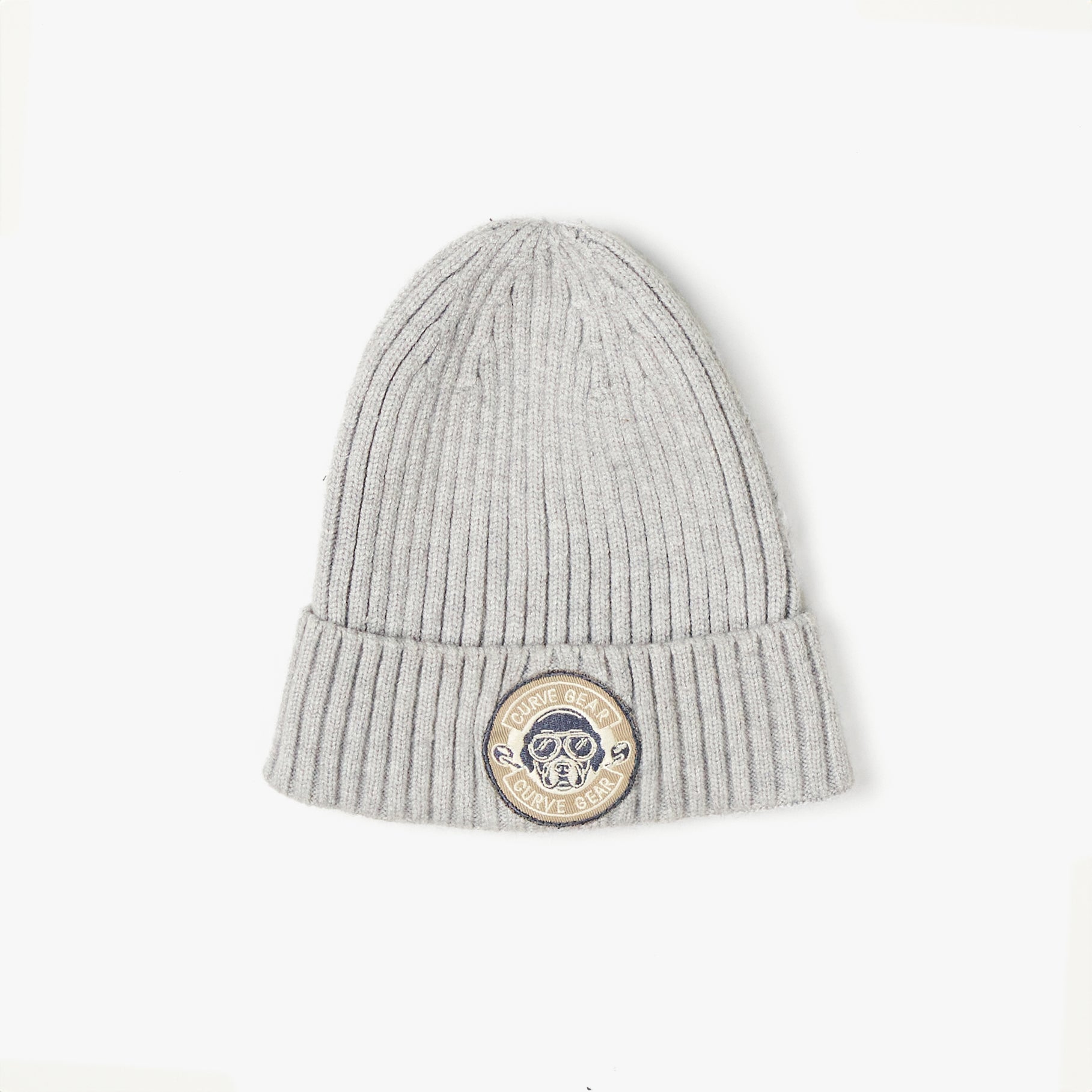 Curve Gear Beanie Light Grey - Beanie Curve Gear