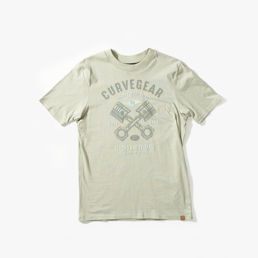 Danie T-Shirt Moss Green - Curve Gear