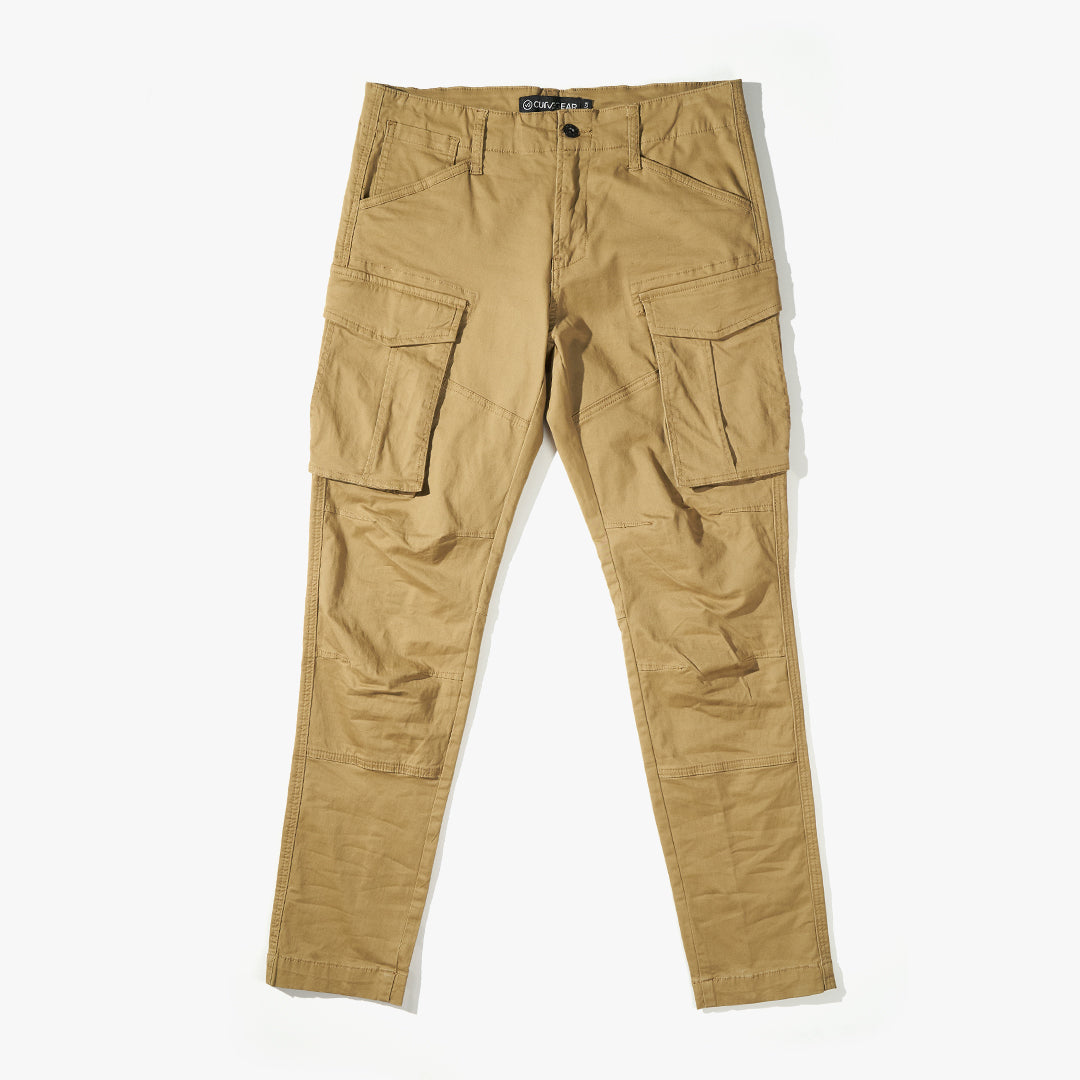 Dymaxa Cargo Pants Khaki - Pants Curve Gear