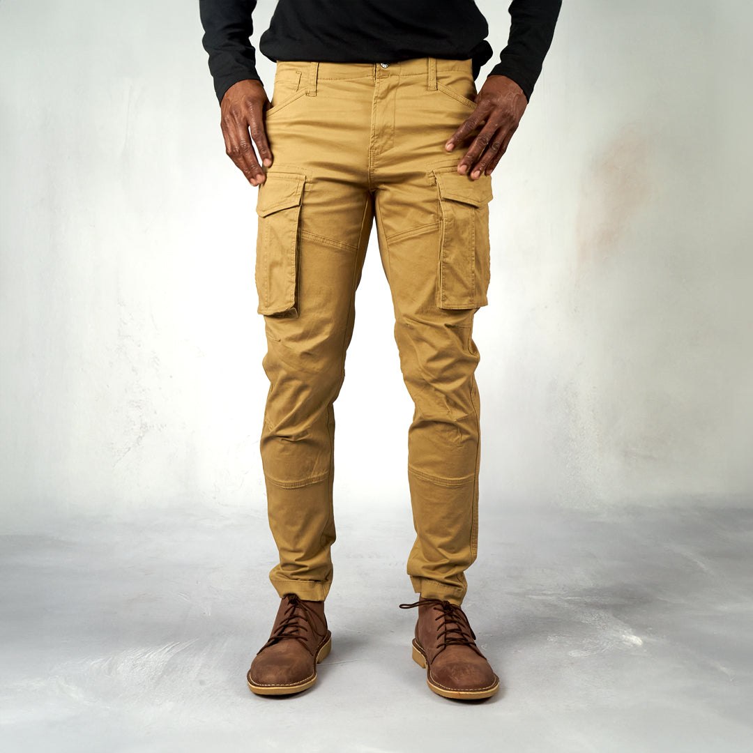 Dymaxa Cargo Pants Khaki - Pants Curve Gear