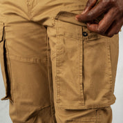 Dymaxa Cargo Pants Khaki - Pants Curve Gear