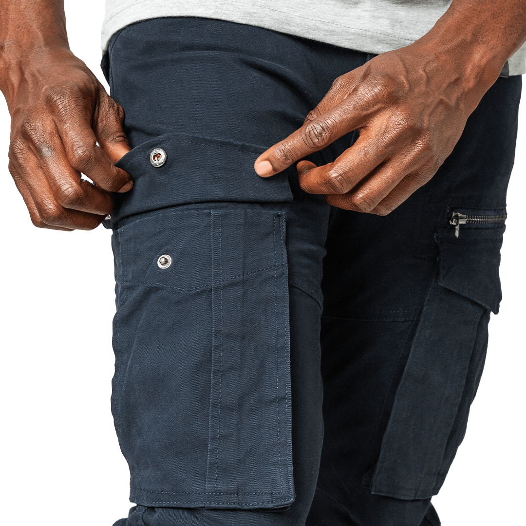 Dymaxa Zip Utility Pant Navy - Pants Curve Gear