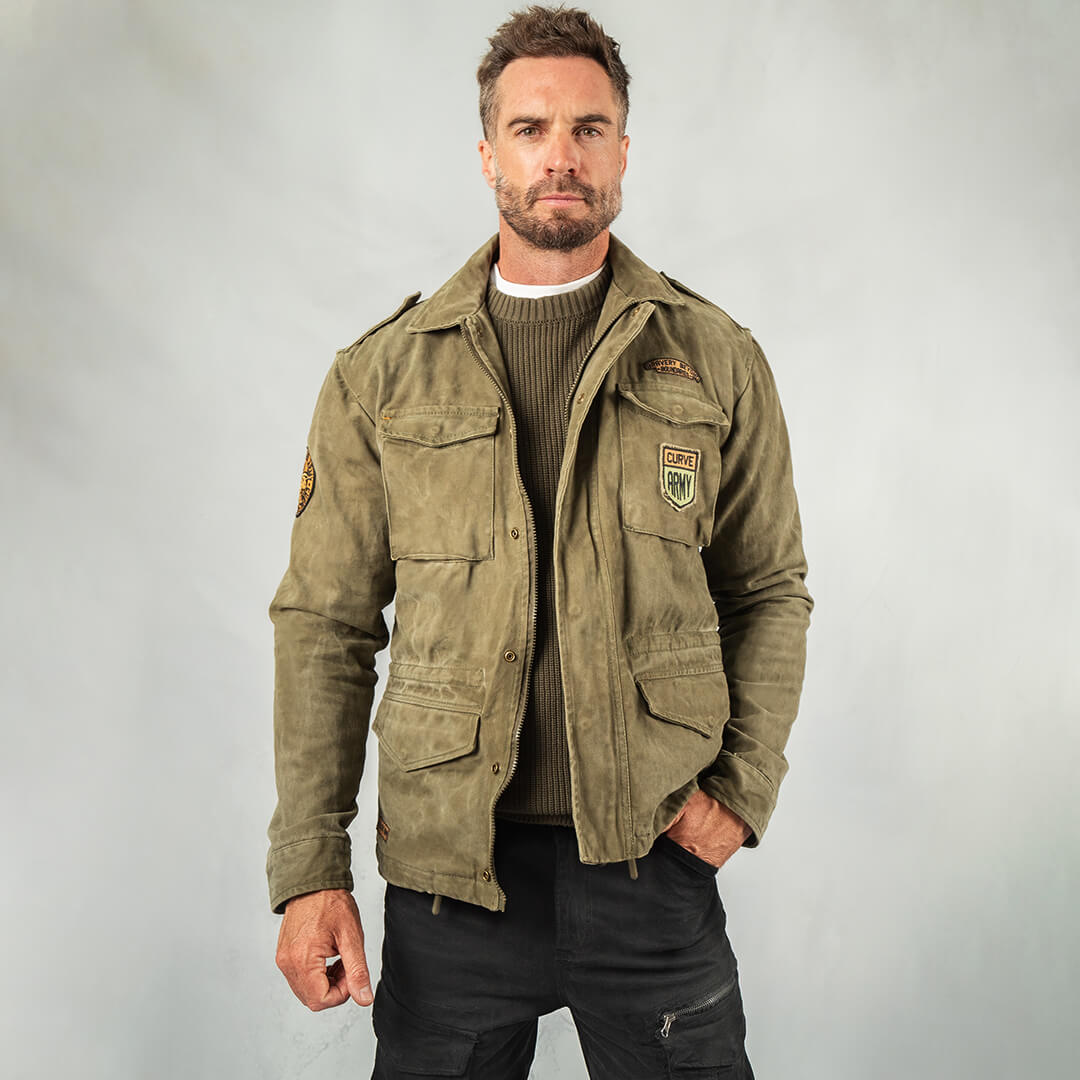 Field Parker Jacket Army Green - Curve Gear