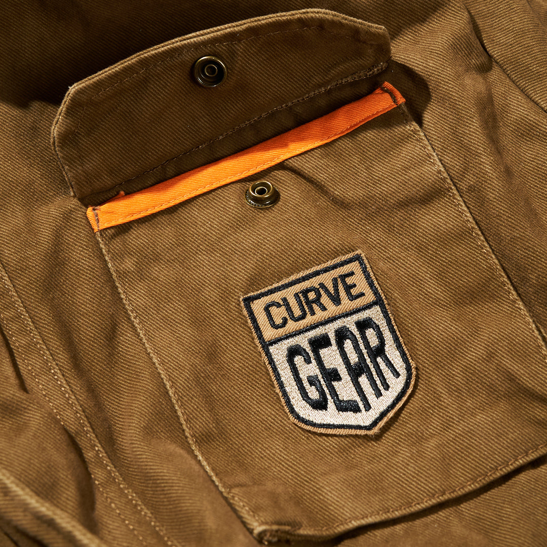 Field Sherpa Parker Jacket Brown - Jackets Curve Gear