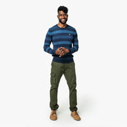 Flex Fine Gauge Knitwear Navy - Knitwear Curve Gear