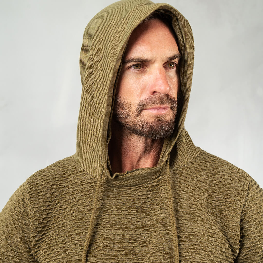 Fusion Hoodie Knit Fatigue - Knitwear Curve Gear