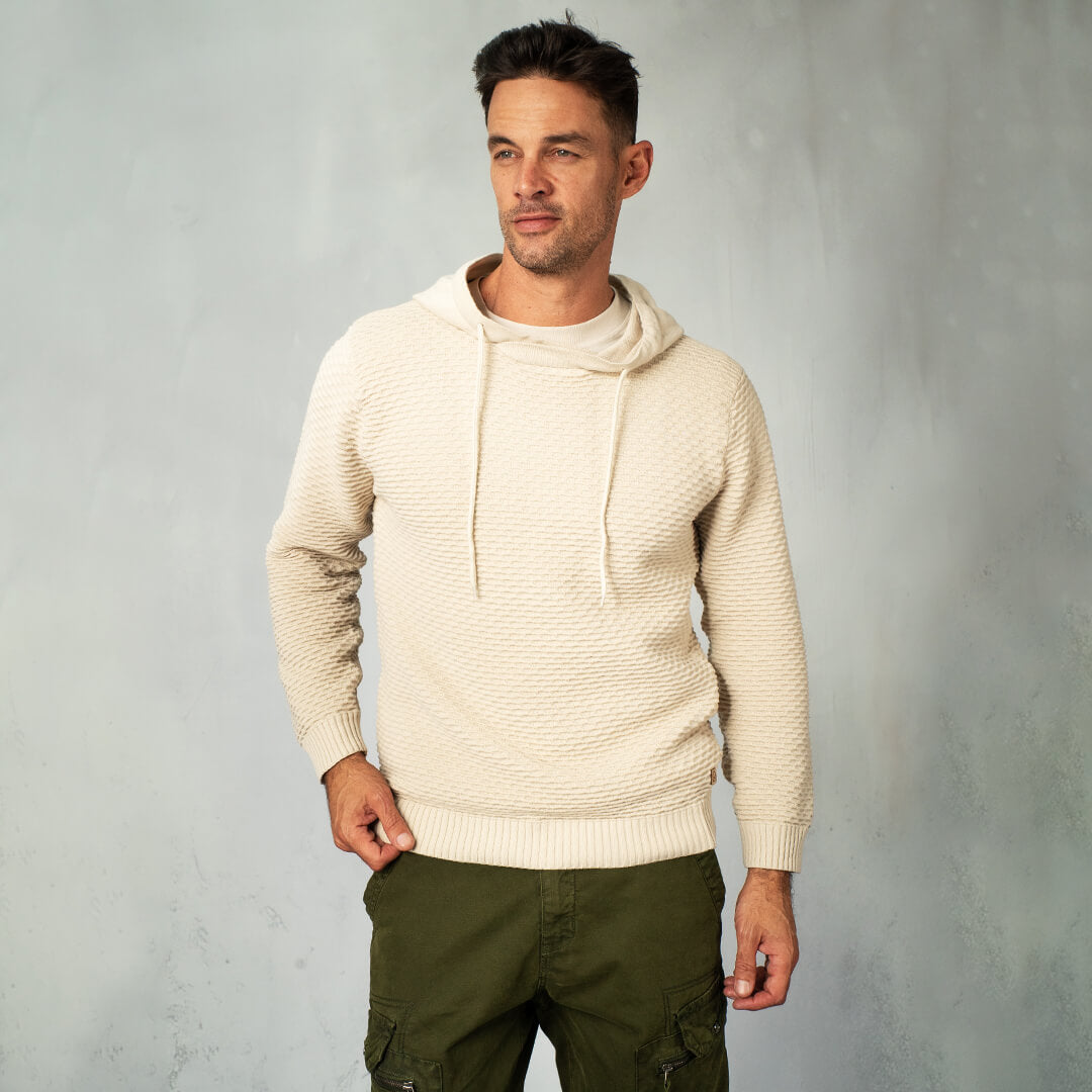 Fusion Hoodie Knit Stone - Curve Gear