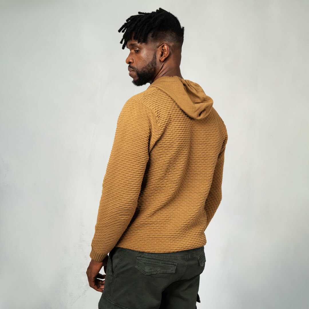 Fusion Hoodie Knit Tobacco - Curve Gear