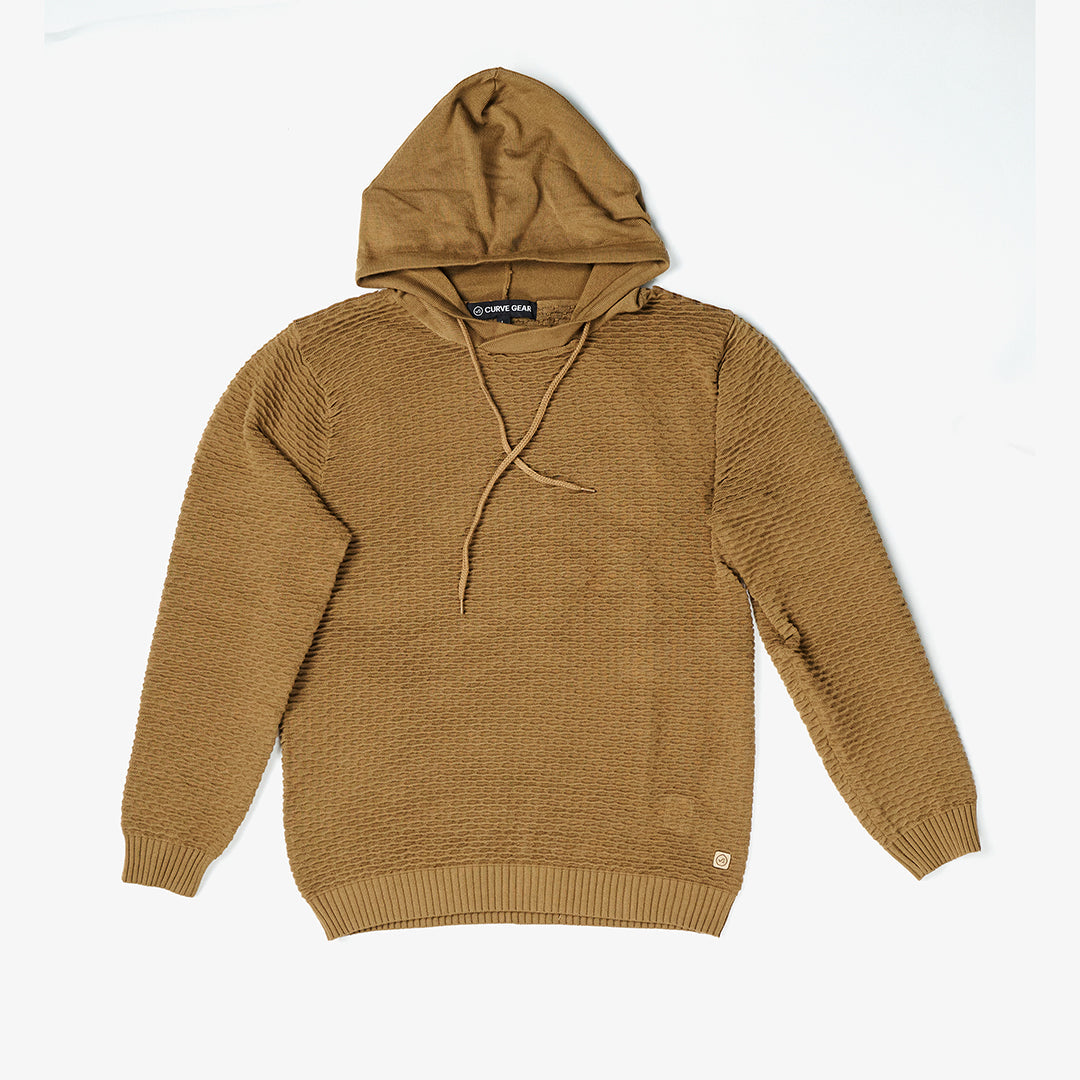 Fusion Hoodie Knit Tobacco - Curve Gear