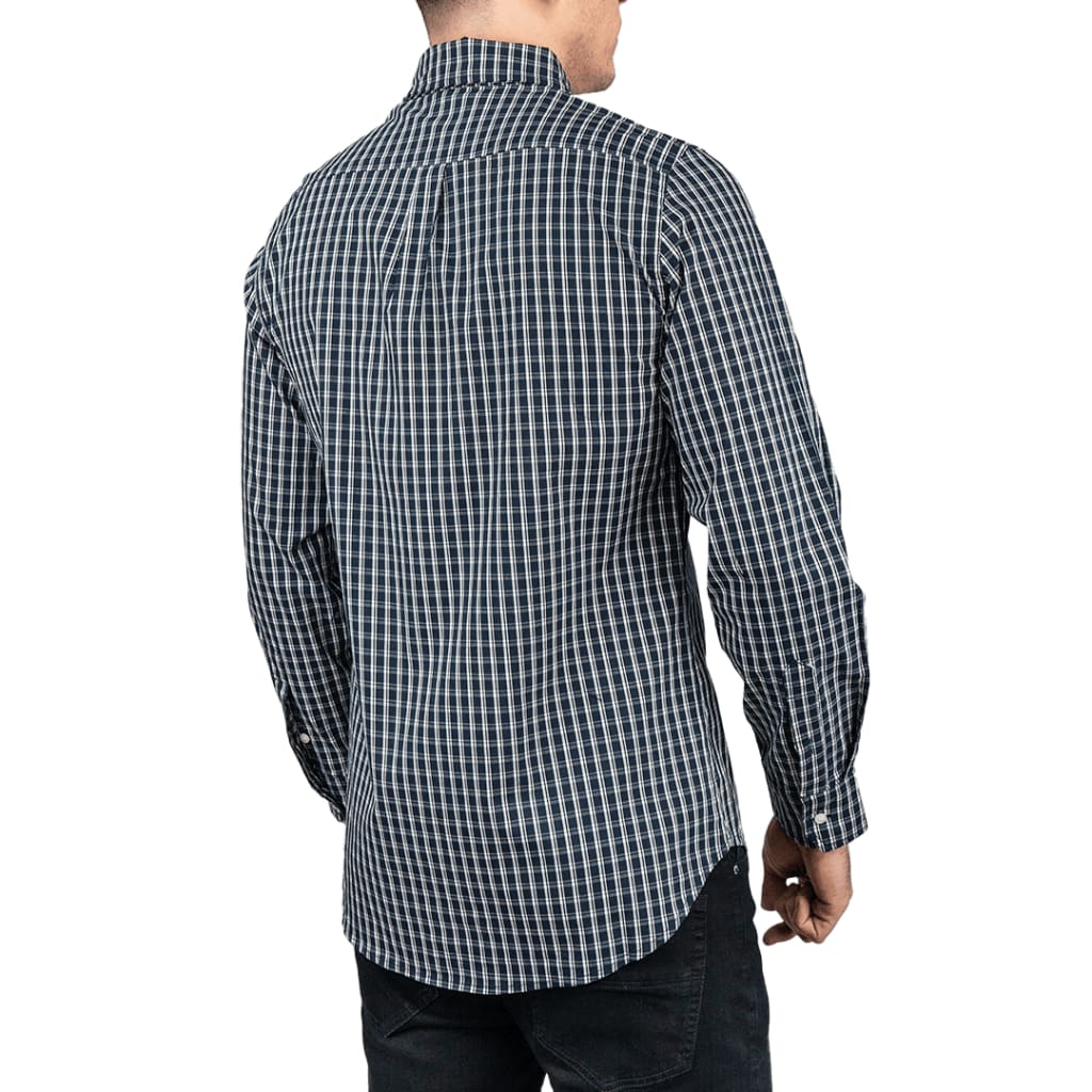 Gridlock Shirt Big Blue Check - Curve Gear