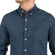 Gridlock Shirt Navy - Curve Gear