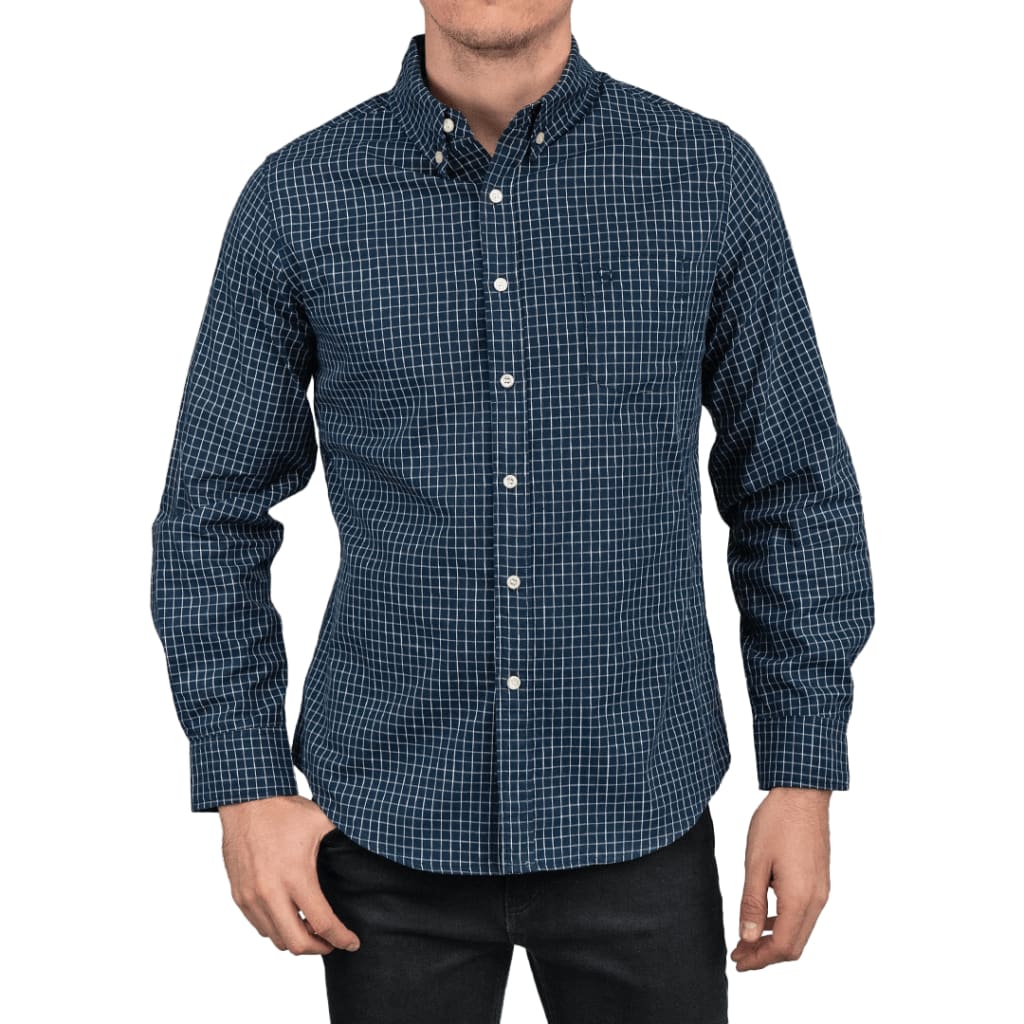 Gridlock Shirt Navy - Curve Gear