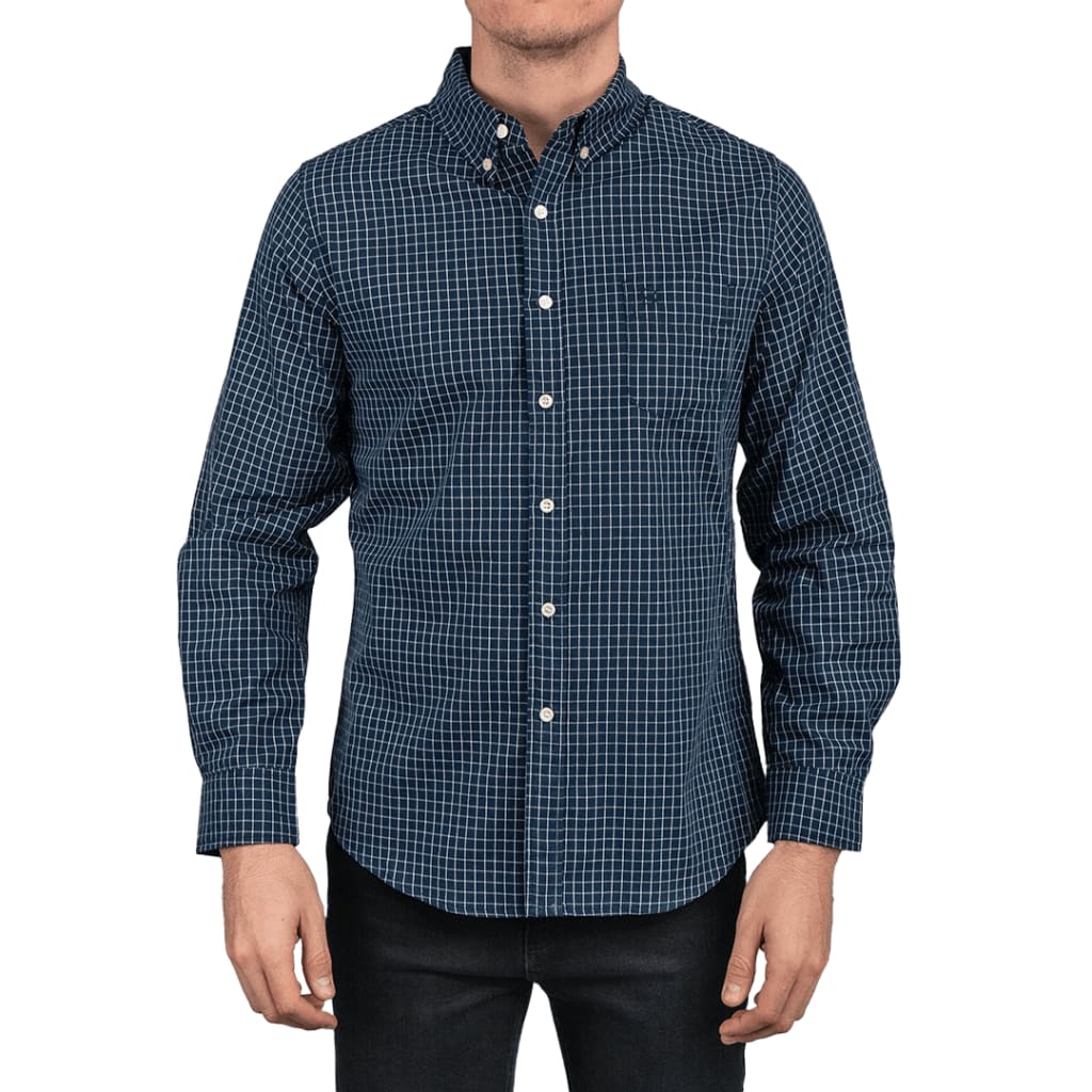 Gridlock Shirt Navy - Curve Gear